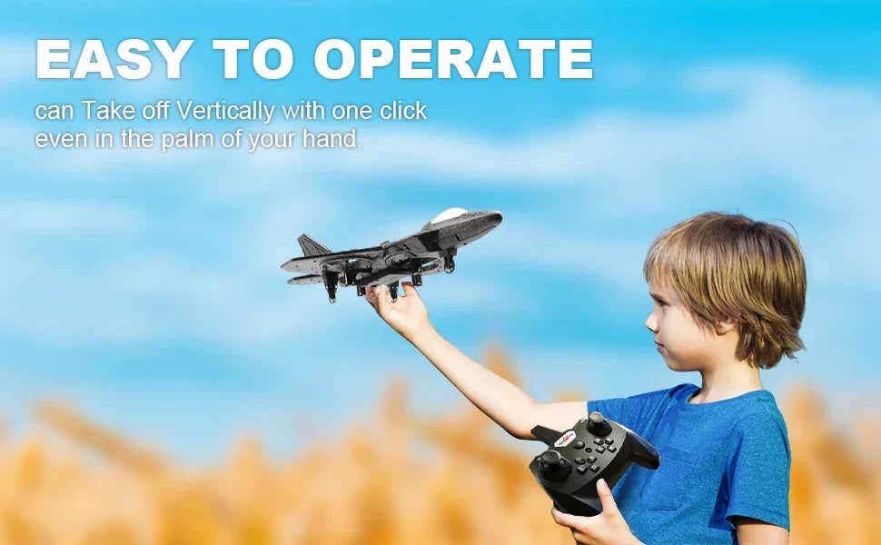 RC Fighter Drone | Quad Motor Gravity Sensor Aircraft