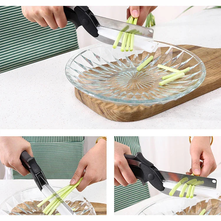 Smart Kitchen Scissors | 2-in-1 Cutting Board Design
