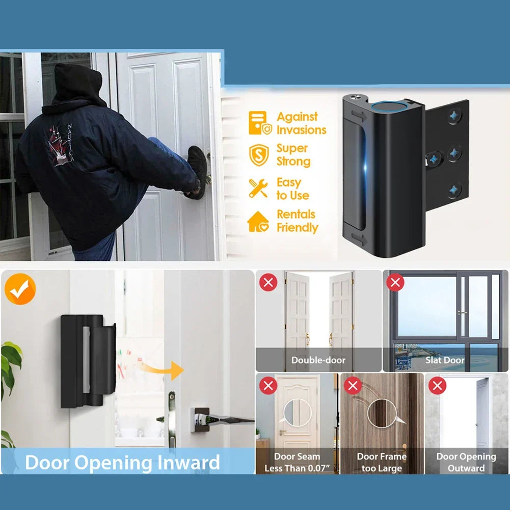Smart Door Security Lock | Aluminum Alloy Childproof Latch