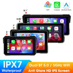 Smart Motorcycle Display | IPX7 Waterproof CarPlay Android Auto