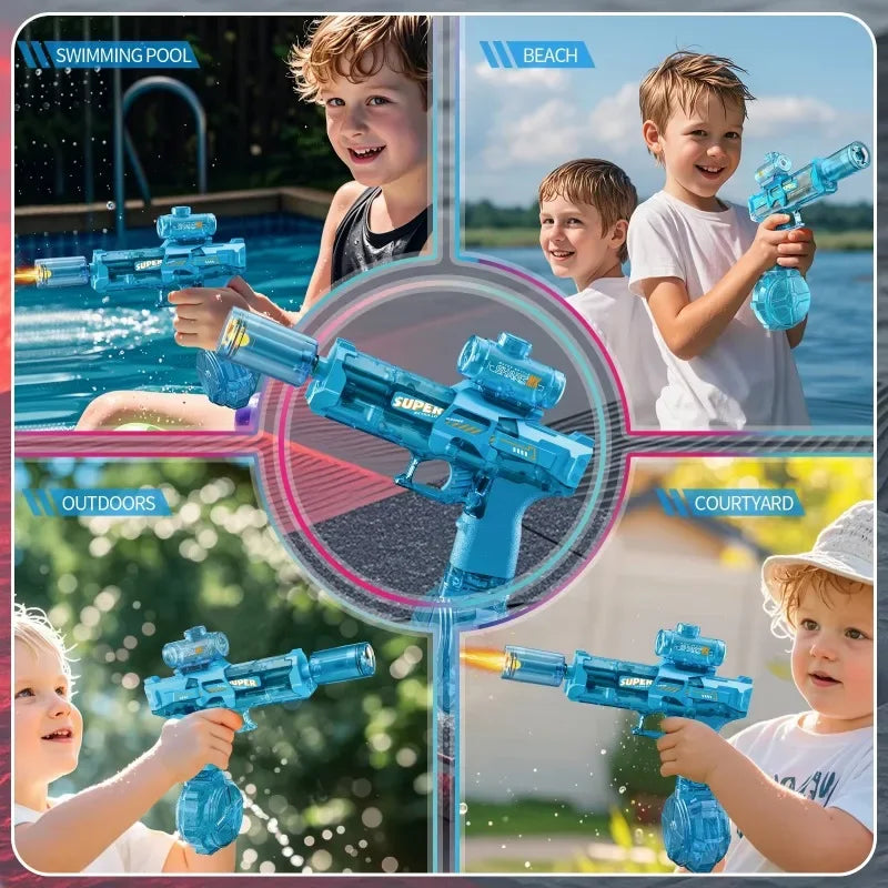 LED Water Gun | Automatic Electric Blaster With Light Effects