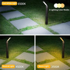Modern Solar Path Lights | Adjustable LED Garden Lighting