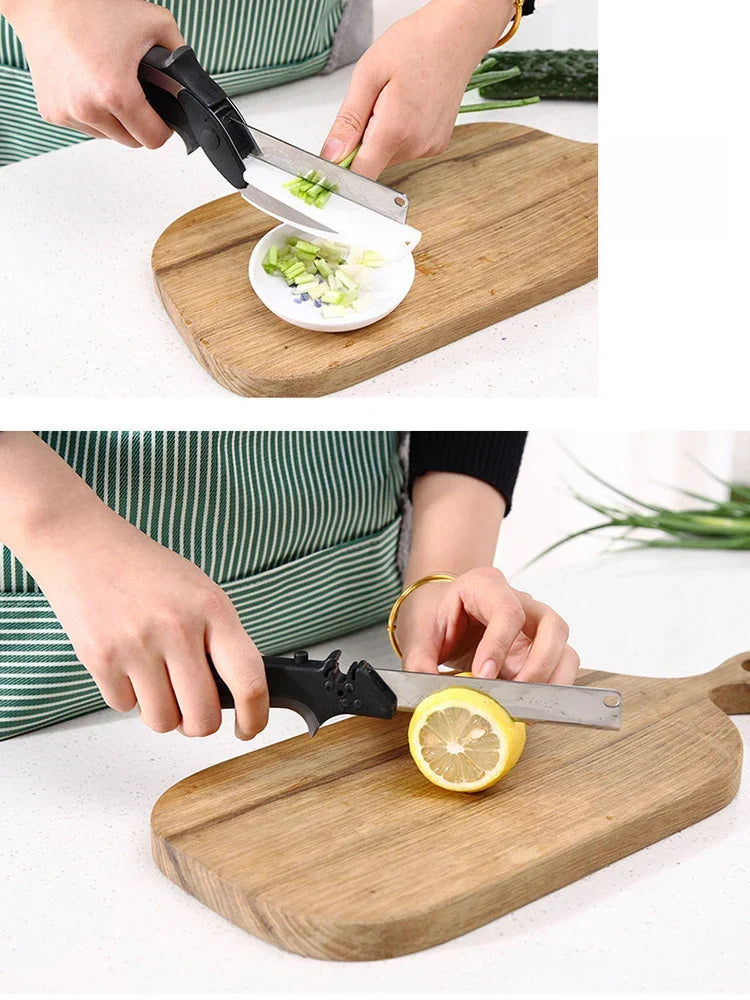 Smart Kitchen Scissors | 2-in-1 Cutting Board Design