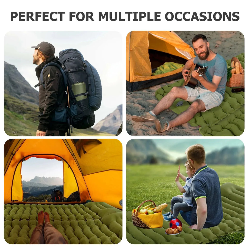 Ultralight Camping Mat | Self-Inflating Outdoor Sleeping Pad