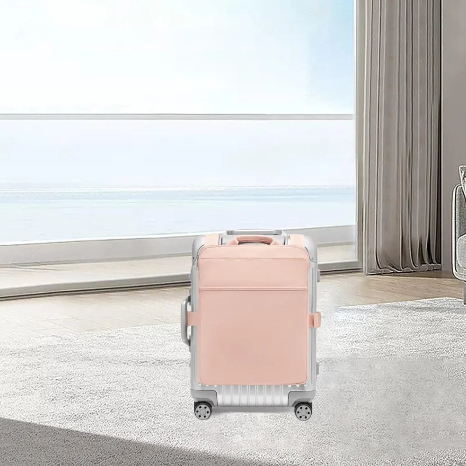 Travel Luggage Organizer | Multi-Compartment Suitcase Attachment
