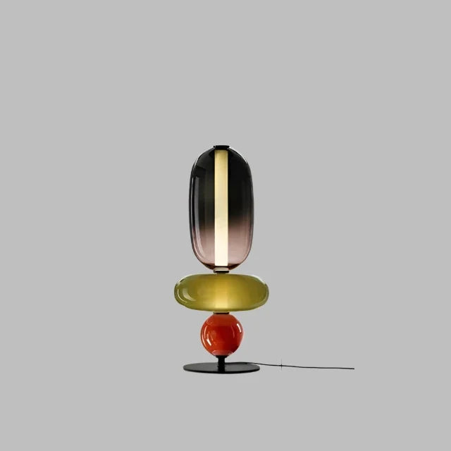 Modern Floor Lamp | Stacked Glass Spheres Design