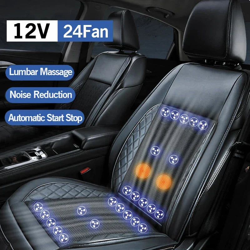 Car Cooling Massage Seat | 24-Fan Ventilation System