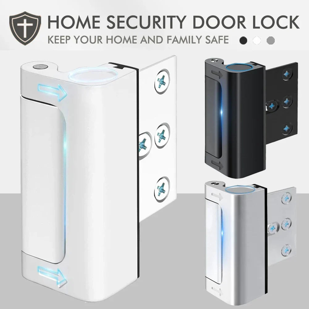 Smart Door Security Lock | Aluminum Alloy Childproof Latch