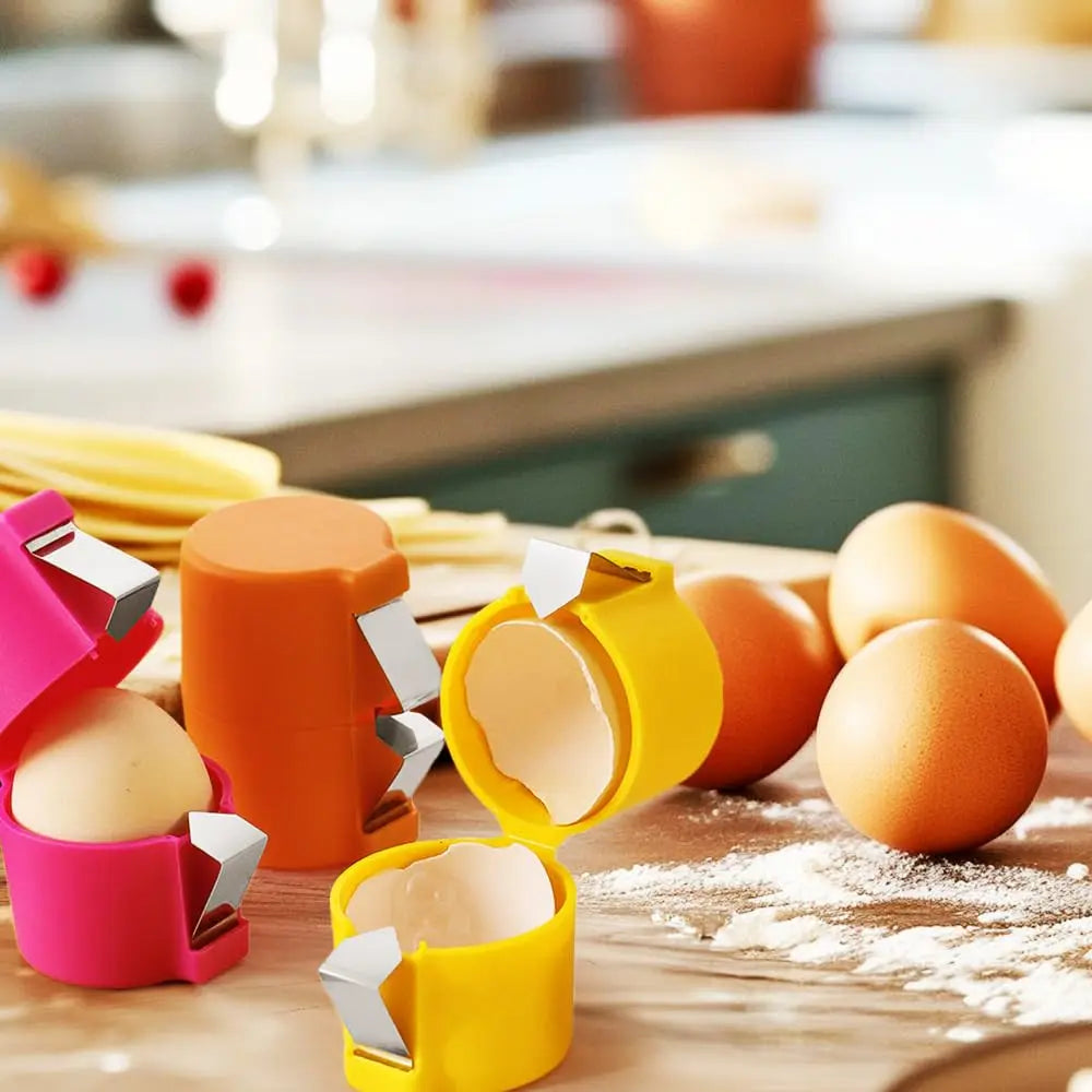 Kitchen Tools Set | Multi-Function Citrus Juicer, Egg Cracker & Jar Opener