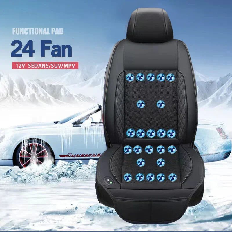Car Cooling Massage Seat | 24-Fan Ventilation System