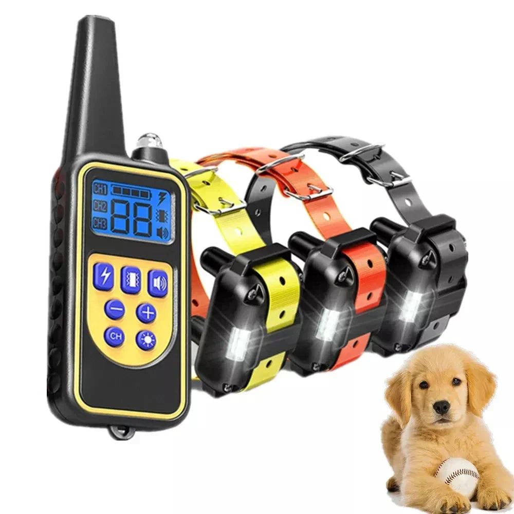 Remote Dog Training Collar | Waterproof Dual Collar System