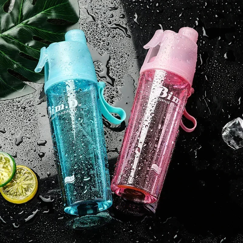 Dual Function Sports Water Bottle | Mist Spray & Hydration System