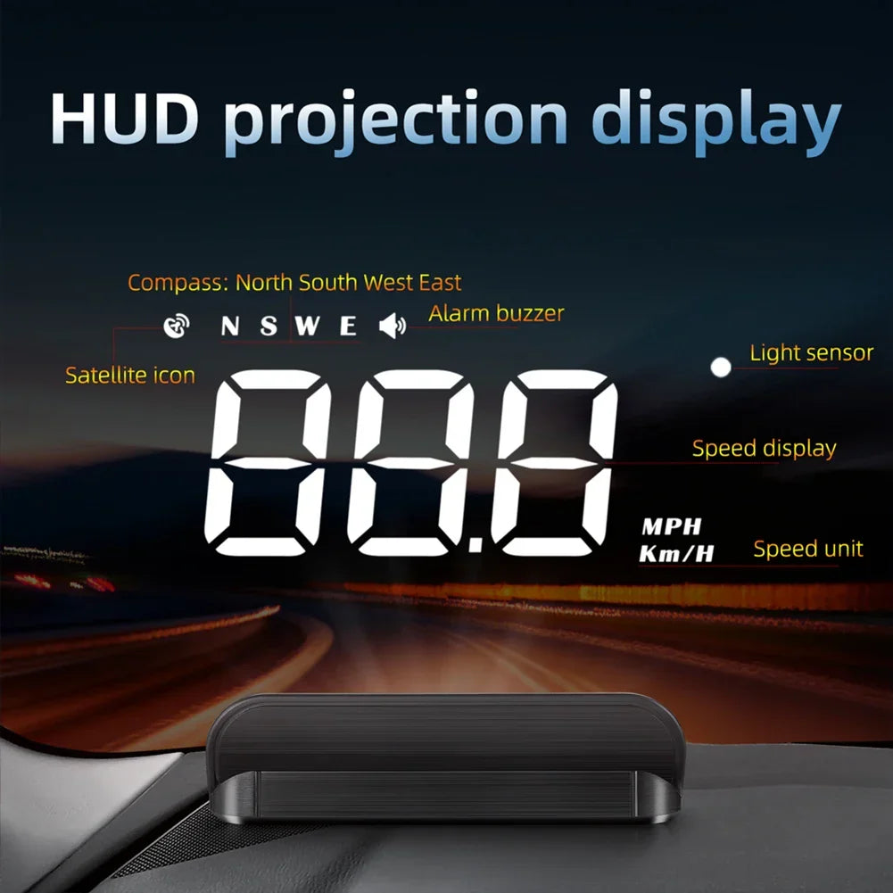 Smart GPS HUD Display | Digital Speedometer With Compass