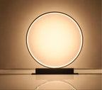 LED Circle Floor Lamp | Modern Aluminum Ring Design