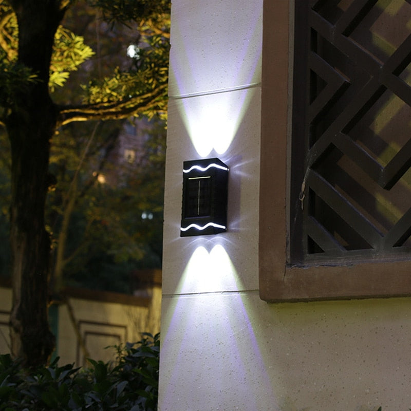 Modern Solar Wall Light | Smart LED Outdoor Lighting