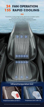 Car Cooling Massage Seat | 24-Fan Ventilation System