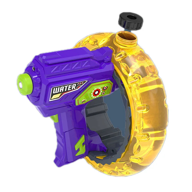 Kids Water Blaster Gun | LED Light-Up Wrist Ring Design