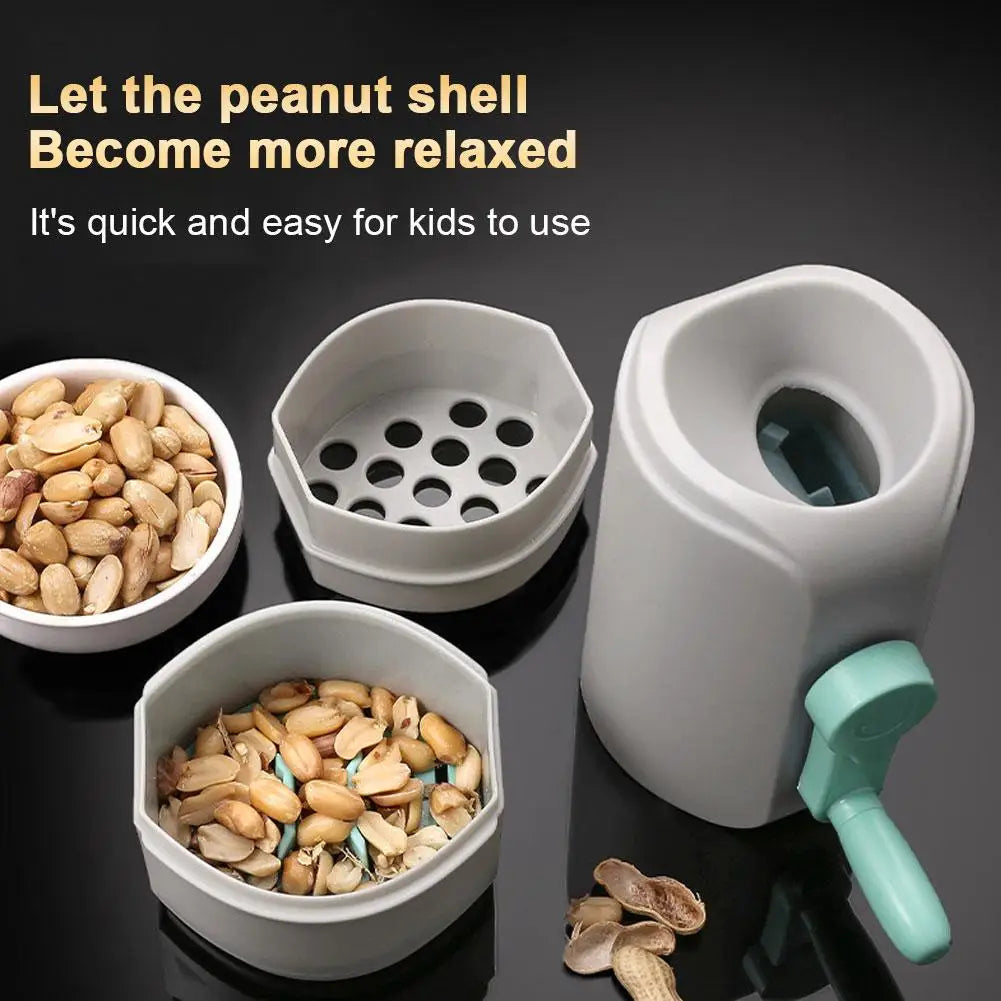 Manual Nut Sheller | Dual Filter Peanut & Pistachio Peeler