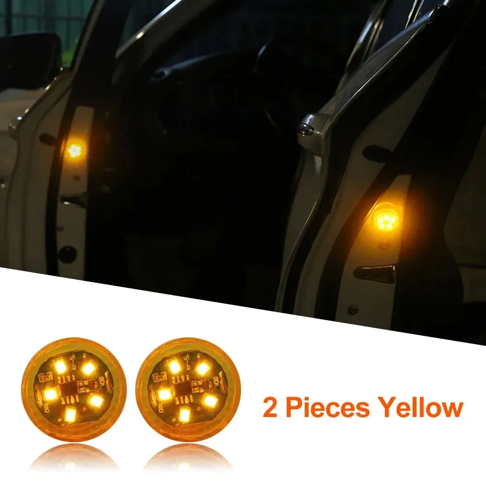 LED Car Door Safety Light | Magnetic Motion Sensor Warning System