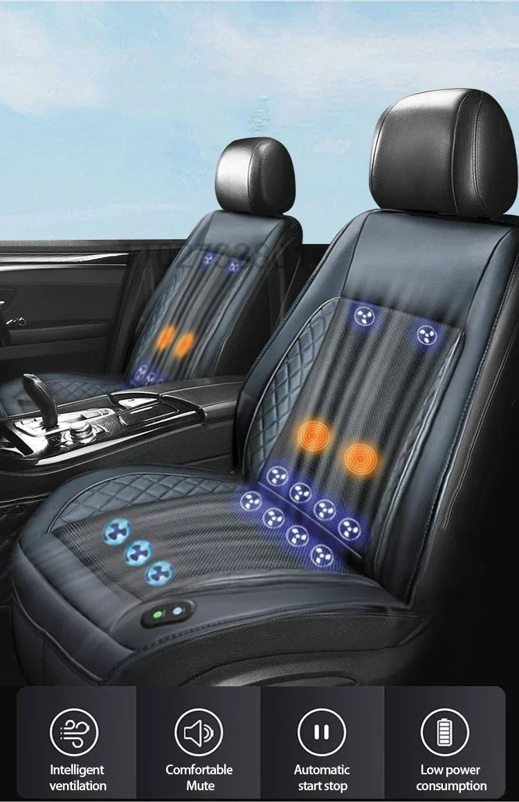Car Cooling Massage Seat | 24-Fan Ventilation System