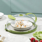 Microwave Food Cover | Steam Vent Splatter Guard With Handle
