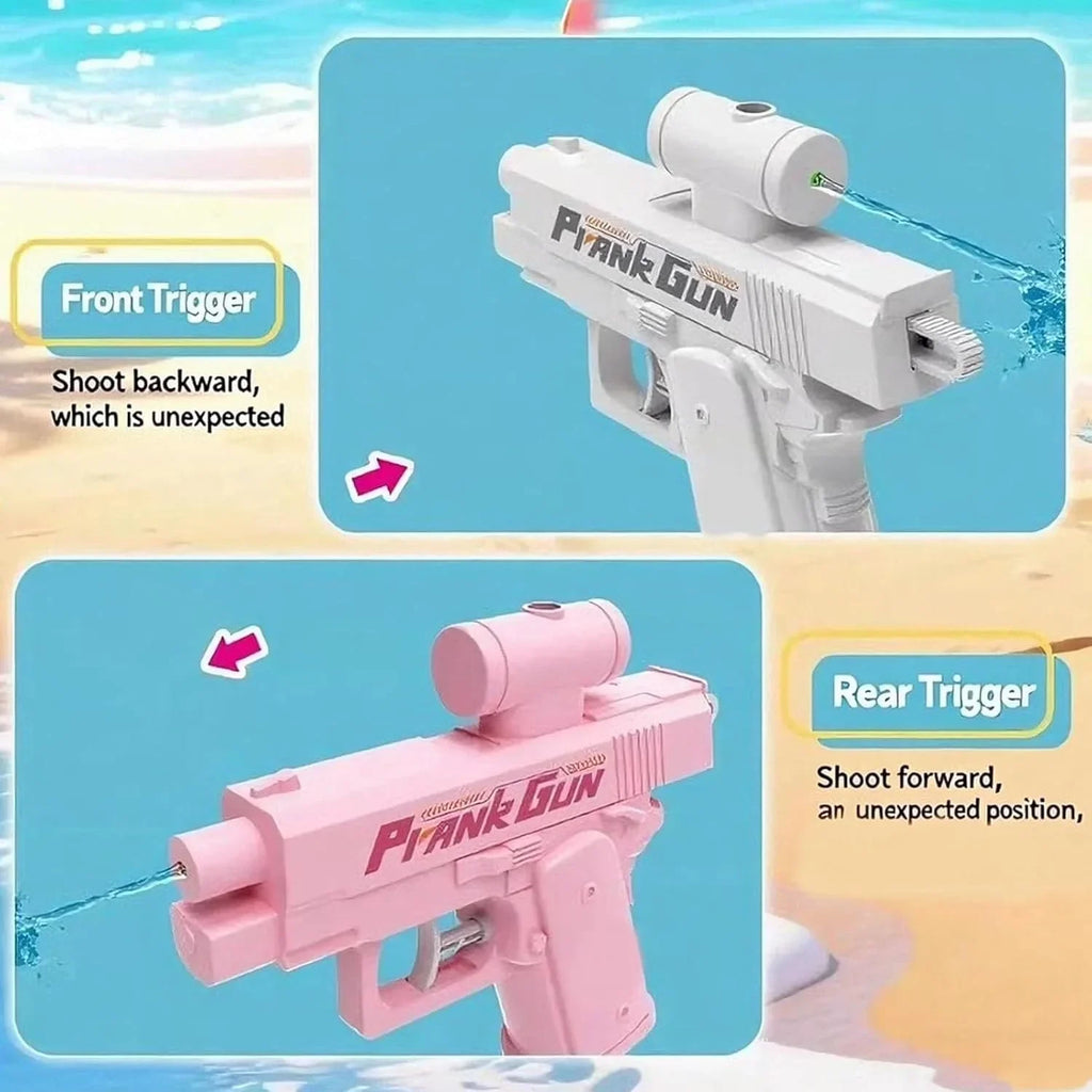 Two-Way Water Gun | Dual Spray Action Pistol