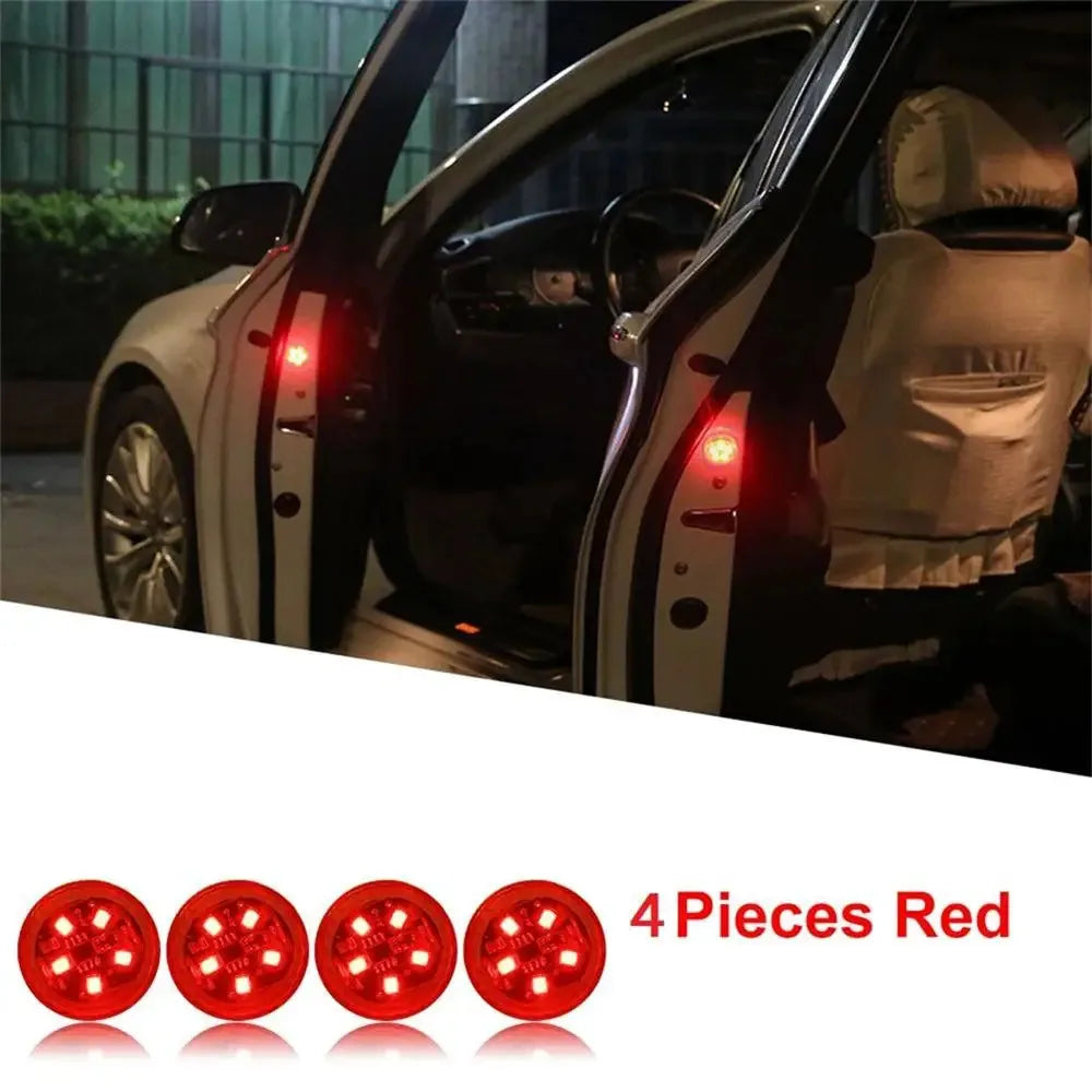 LED Car Door Safety Light | Magnetic Motion Sensor Warning System