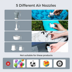 Portable Electric Air Pump | USB Rechargeable Mini Inflator