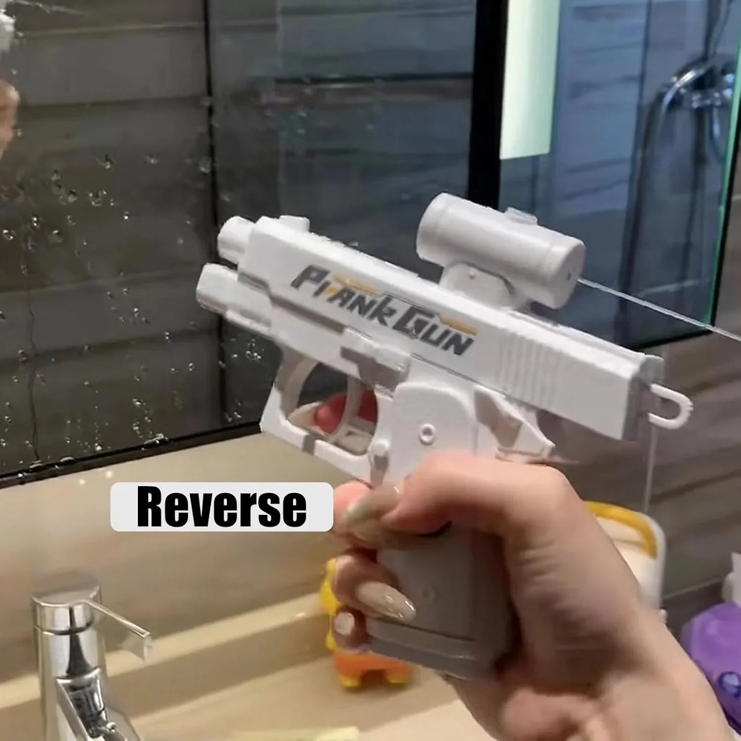 Two-Way Water Gun | Dual Spray Action Pistol