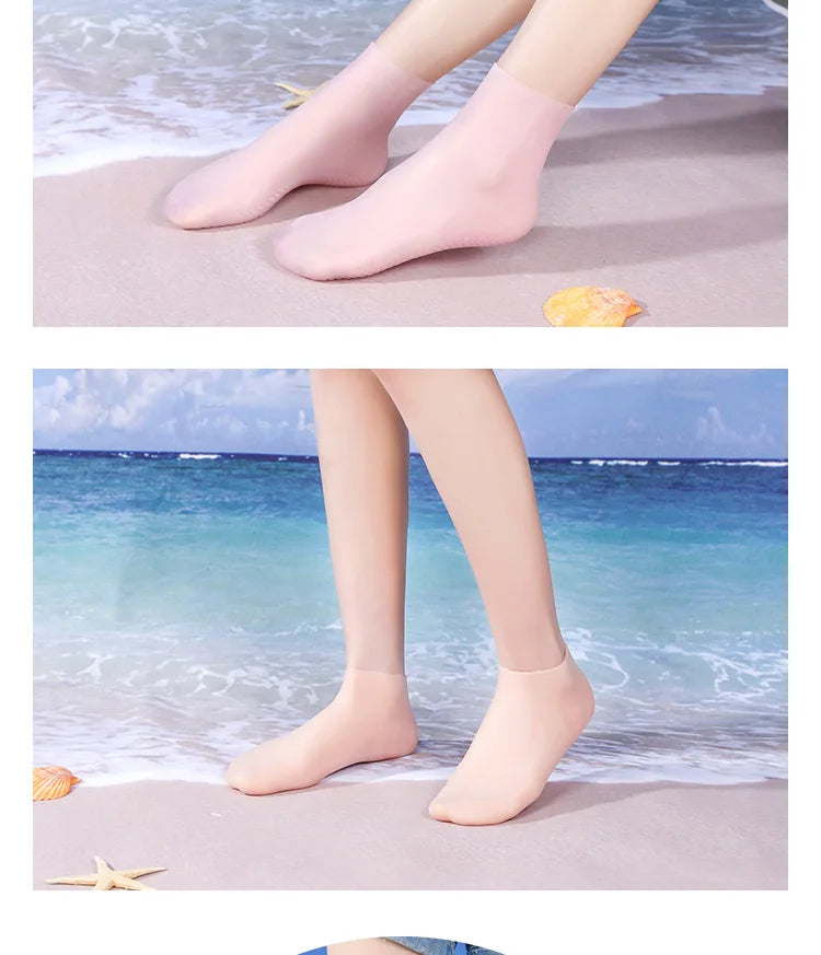 Water Sports Silicone Socks | Non-Slip Beach Protection