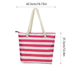 Insulated Wine Tote Bag | Nautical Stripe Dispenser Design