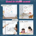 Educational Wall Whiteboard | Self-Adhesive Electrostatic Surface