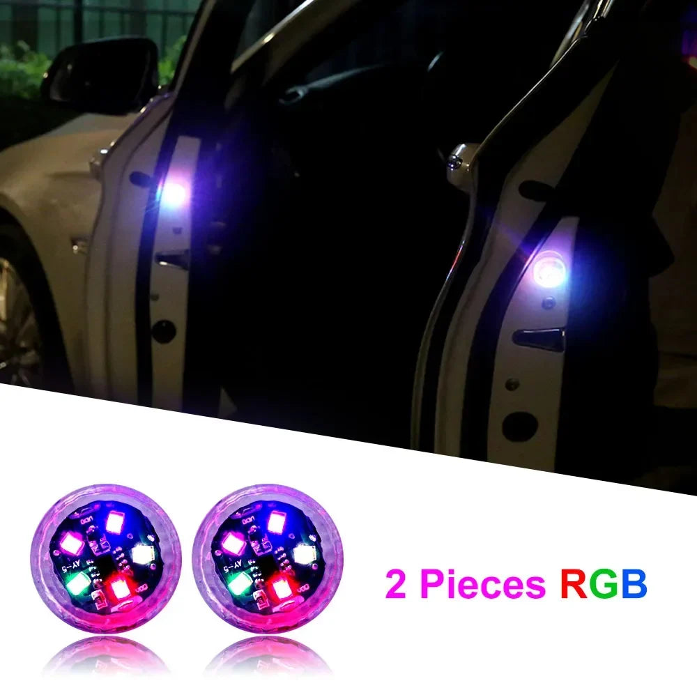 LED Car Door Safety Light | Magnetic Motion Sensor Warning System