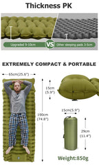 Ultralight Camping Mat | Self-Inflating Outdoor Sleeping Pad