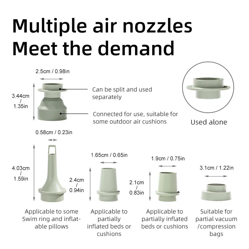 Portable Air Compressor | Digital Mini Wireless Inflator
