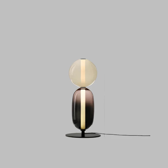 Modern Floor Lamp | Stacked Glass Spheres Design