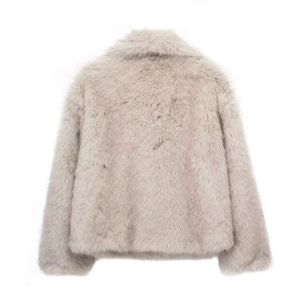 Luxury Faux Fur Jacket | Eco-Friendly Vegan Design