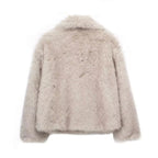 Luxury Faux Fur Jacket | Eco-Friendly Vegan Design