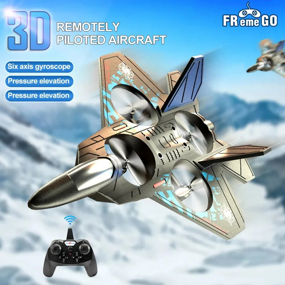 RC Fighter Drone | Quad Motor Gravity Sensor Aircraft
