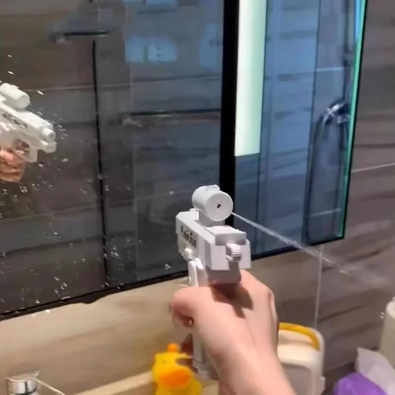 Two-Way Water Gun | Dual Spray Action Pistol