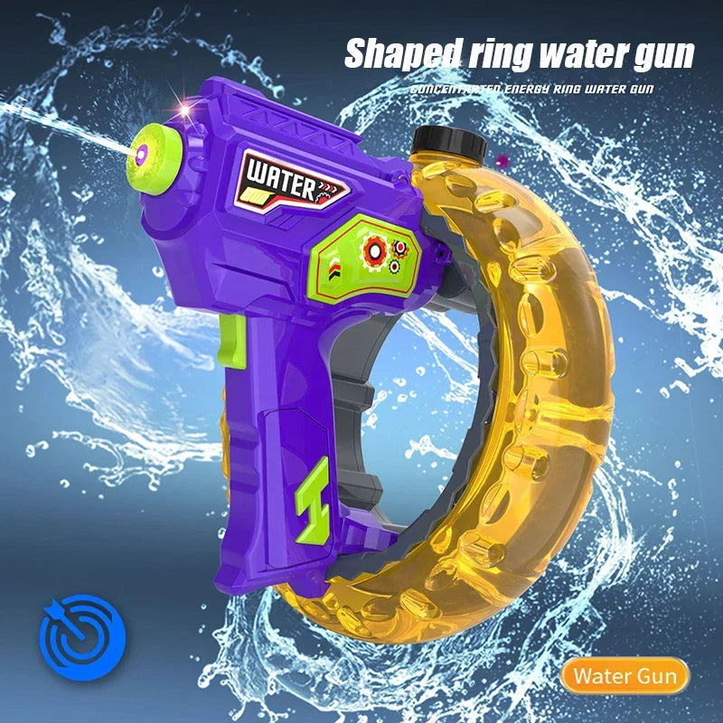 Kids Water Blaster Gun | LED Light-Up Wrist Ring Design