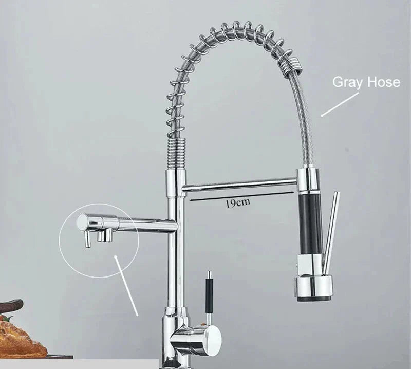 Professional Kitchen Faucet | Pull-Out Spray with 360° Rotation