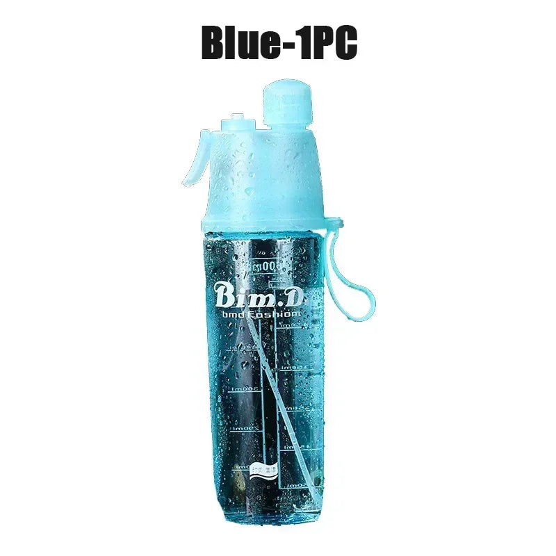 Dual Function Sports Water Bottle | Mist Spray & Hydration System