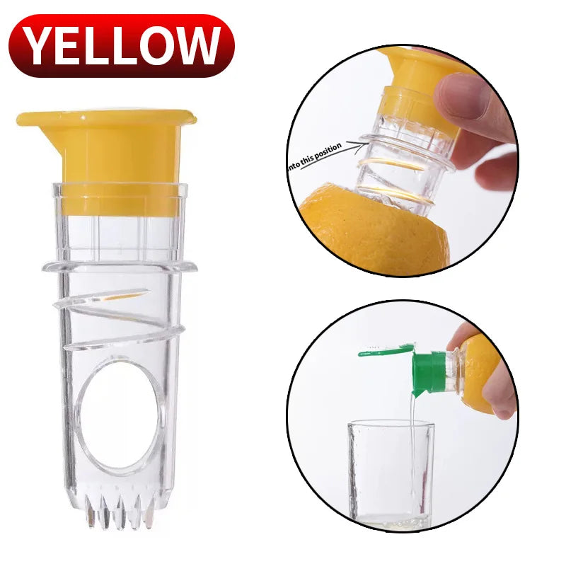 Manual Citrus Juicer | Handheld Lemon Orange Squeezer With Strainer