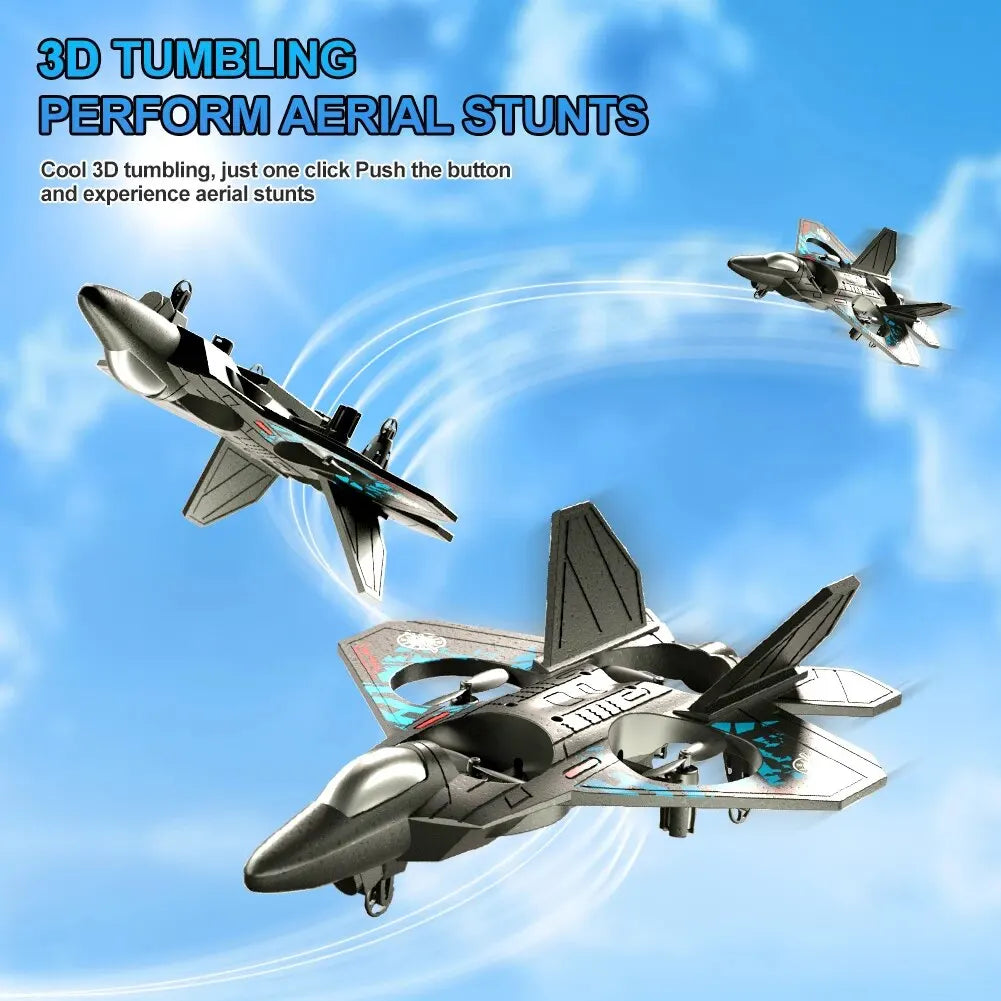 RC Fighter Drone | Quad Motor Gravity Sensor Aircraft