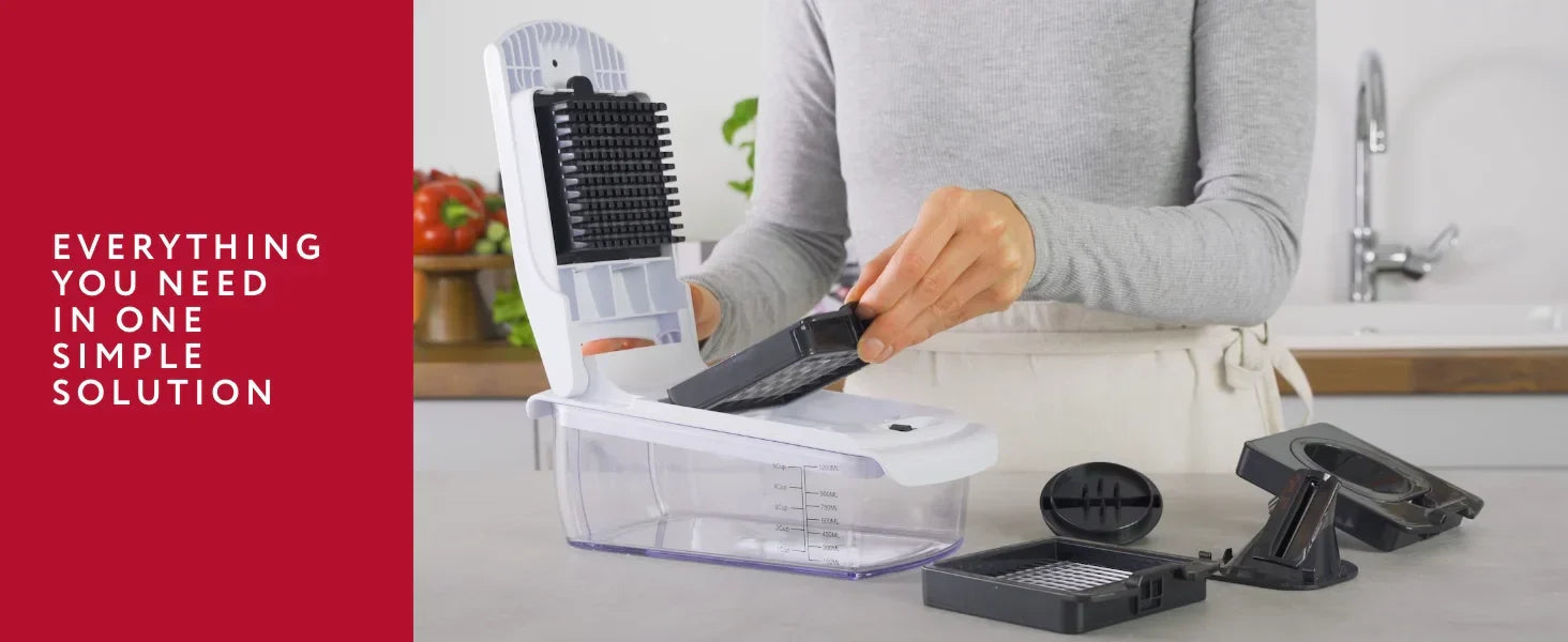 Multi-Function Vegetable Chopper | 6-in-1 Food Prep System