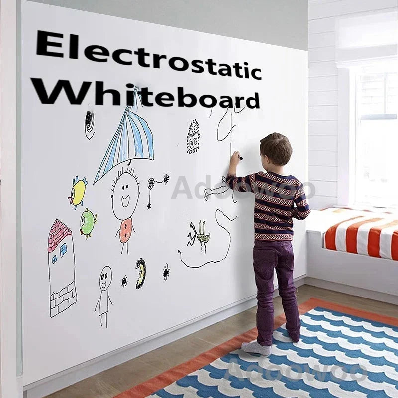 Educational Wall Whiteboard | Self-Adhesive Electrostatic Surface