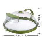 Microwave Food Cover | Steam Vent Splatter Guard With Handle