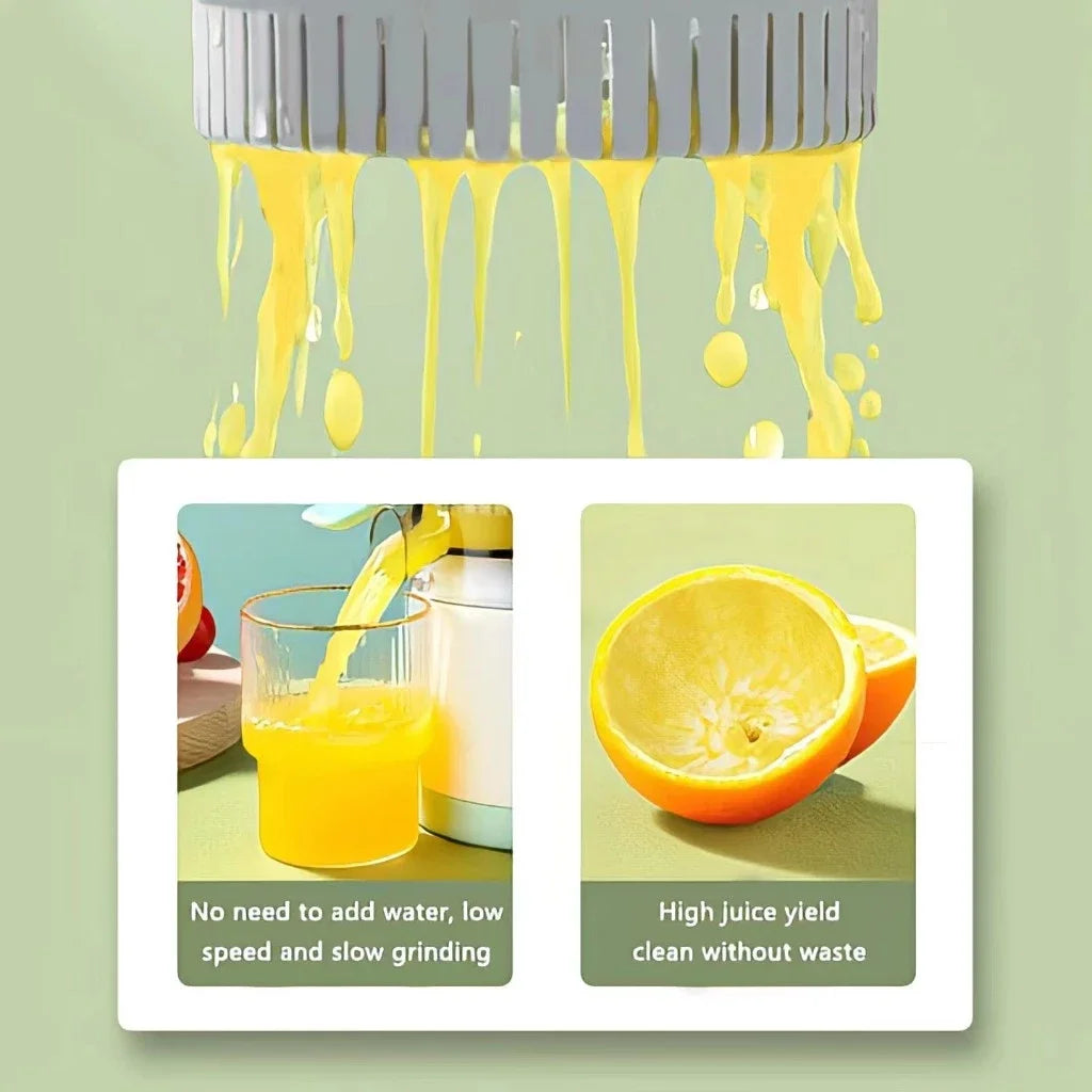 Electric Citrus Juicer | Portable Automatic Pulp Separator