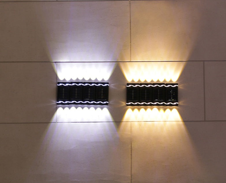 Modern Solar Wall Light | Smart LED Outdoor Lighting
